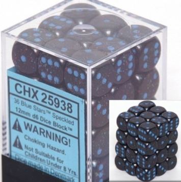 Chessex Speckled 12mm D6 Dice Block (36-Dice)