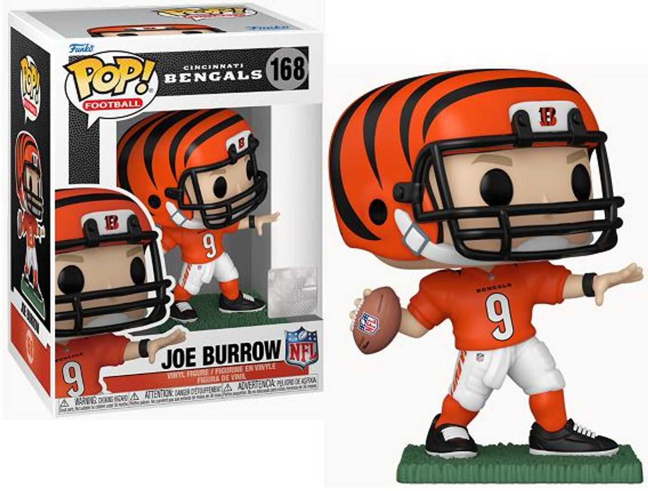 NFL: Cincinnati Bengals - Joe Burrow Pop! Vinyl Figure (168)