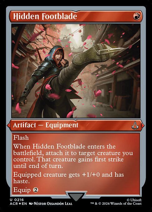 ACR: Hidden Footblade (Foil Etched)