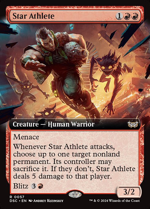 DSC: Star Athlete (Extended Art) (Foil)