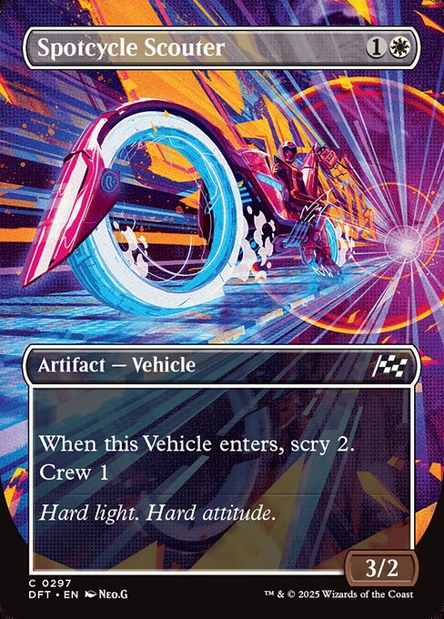 DFT: Spotcycle Scouter (Borderless) (Foil)