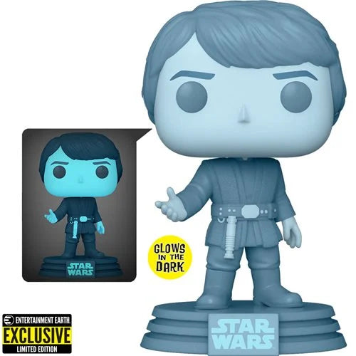 Star Wars: Return of the Jedi 40th Hologram Luke Glow-in-the-Dark Pop! Vinyl Figure (615)