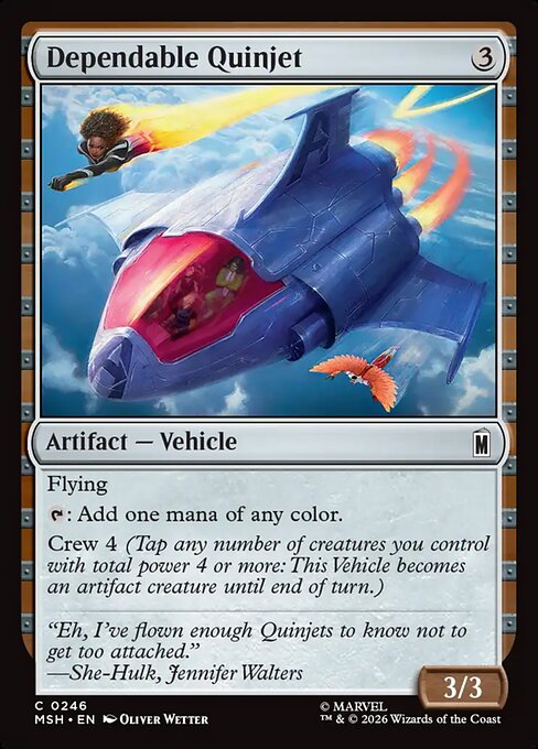 MSH: Dependable Quinjet (Foil)