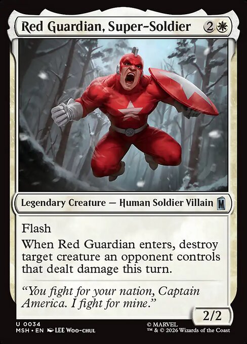 MSH: Red Guardian, Super-Soldier