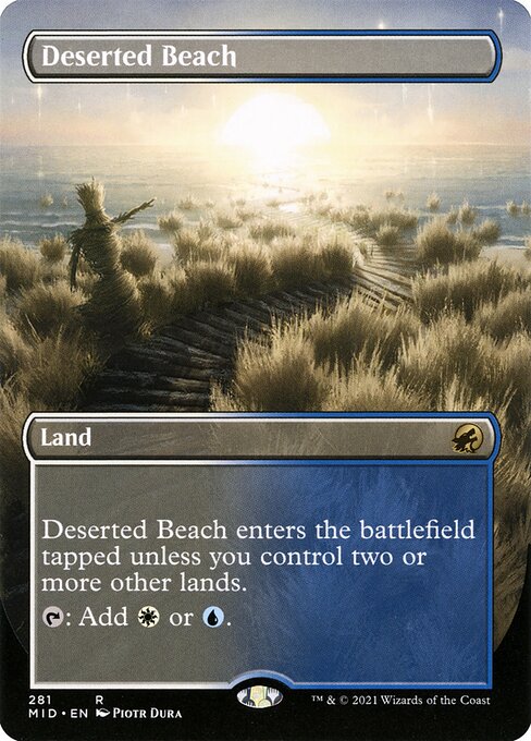 MID: Deserted Beach (Borderless) (Foil)