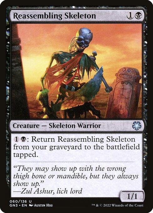 GN3: Reassembling Skeleton