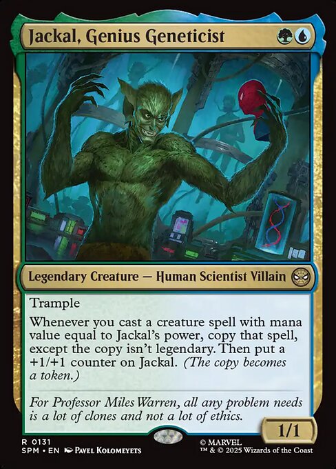 SPM: Jackal, Genius Geneticist