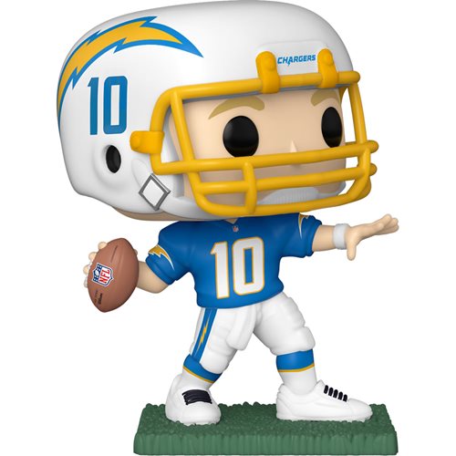 NFL Chargers Justin Herbert (Home Uniform) Funko Pop! Vinyl Figure (162)