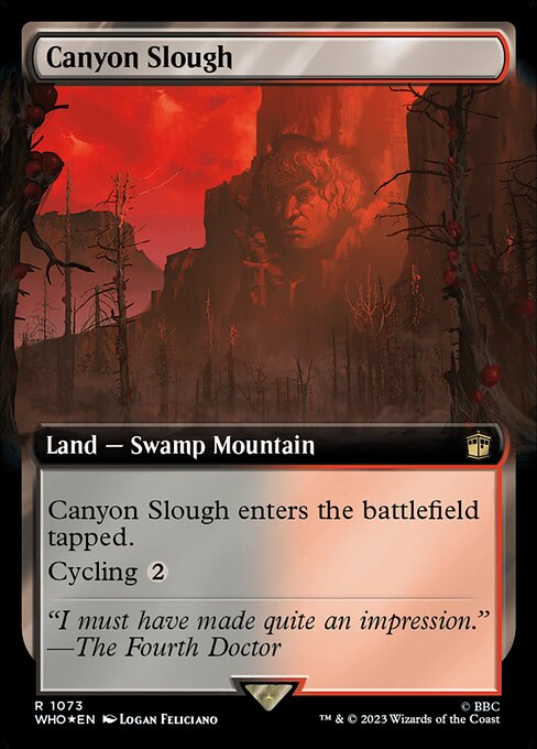 WHO: Canyon Slough (Extended Art) (Surge Foil)