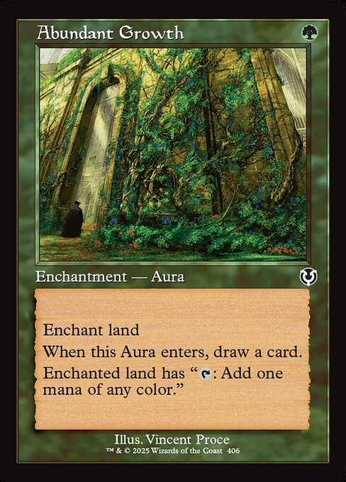 INR: Abundant Growth (Retro Frame)