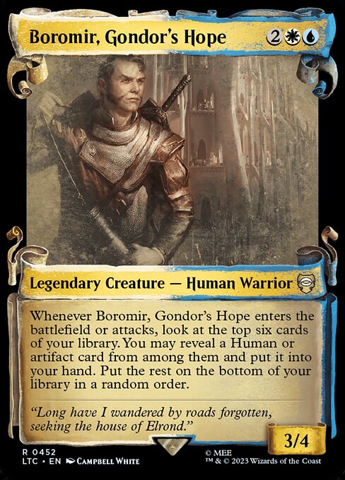 LTC: Boromir, Gondor's Hope (Showcase Scrolls) (Foil)