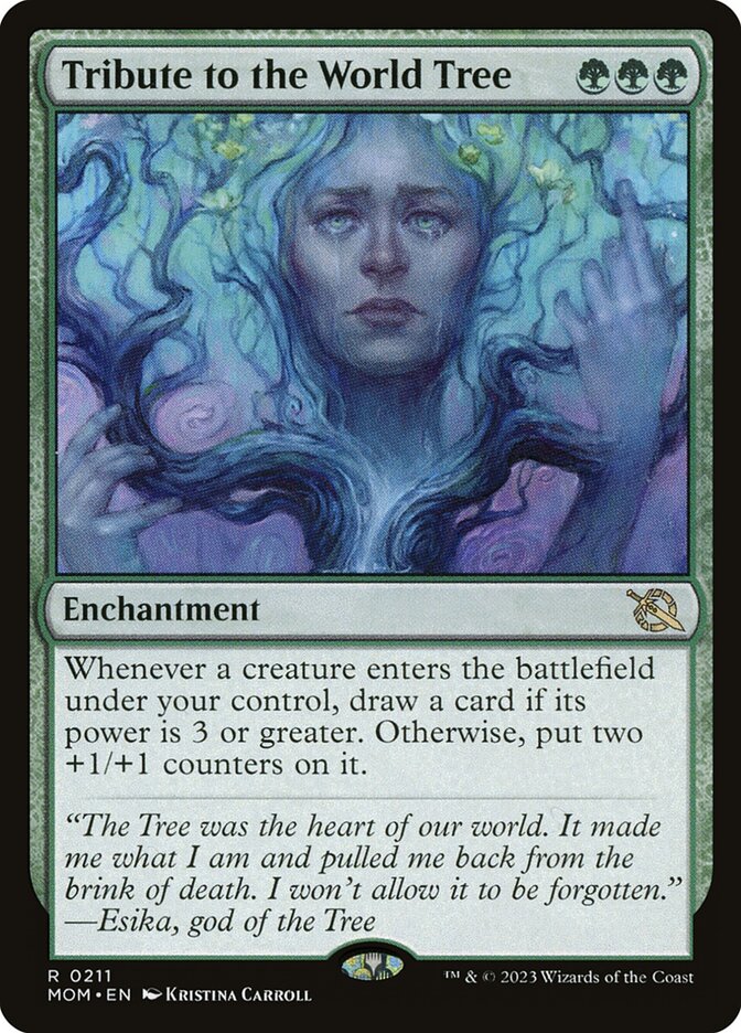 Tribute to the World Tree [Foil] :: MOM