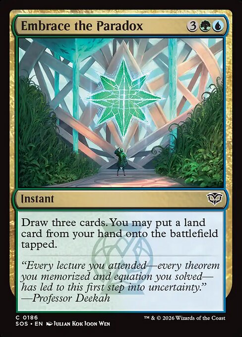 SOS: Embrace the Paradox