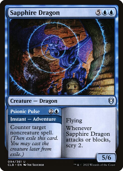 CLB: Sapphire Dragon (Foil)