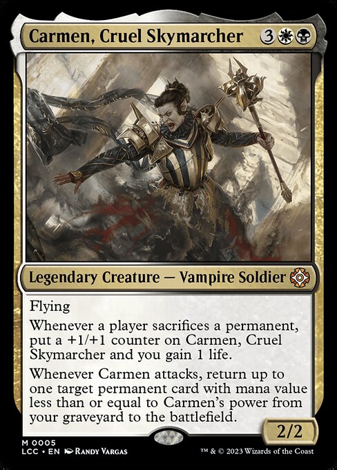 LCC: Carmen, Cruel Skymarcher (Foil)
