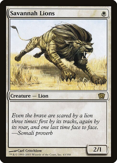 8ED: Savannah Lions (Foil)