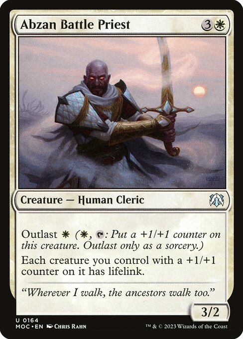 MOC: Abzan Battle Priest