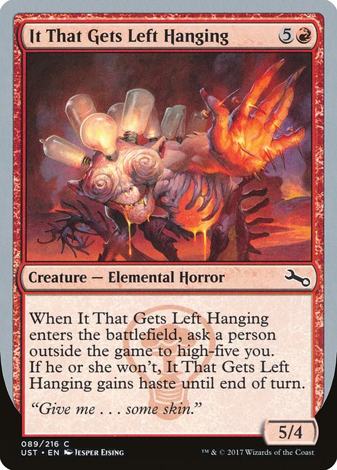 UST: It That Gets Left Hanging