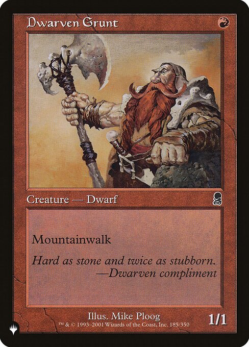 PLST: Dwarven Grunt