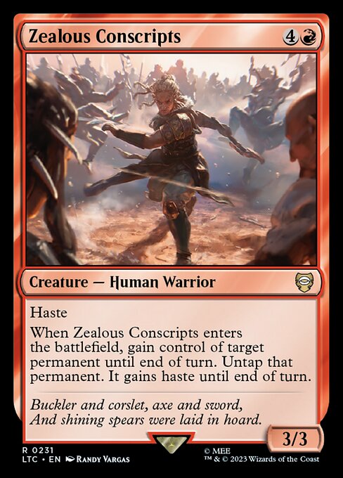 LTC: Zealous Conscripts