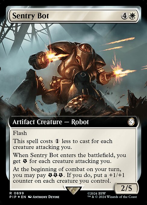 PIP: Sentry Bot (Extended Art) (Surge Foil)