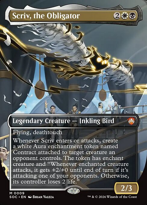 SOC: Scriv, the Obligator (Borderless)