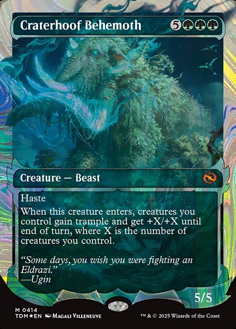 TDM: Craterhoof Behemoth (Showcase) (Halo Foil)