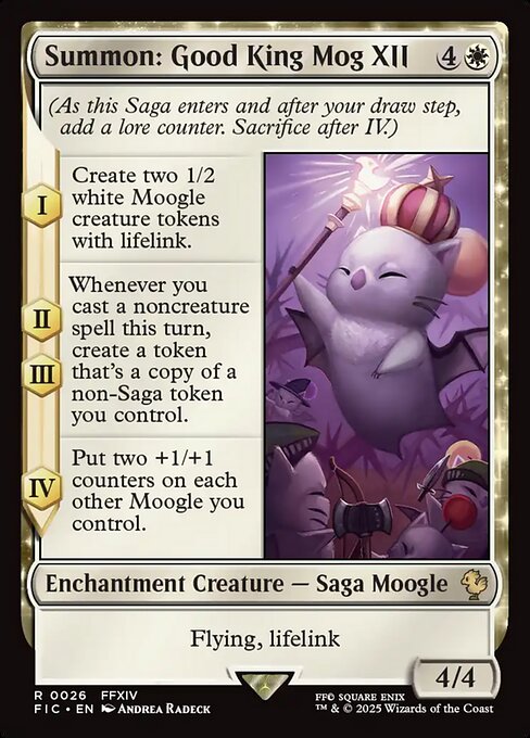 FIC: Summon: Good King Mog XII