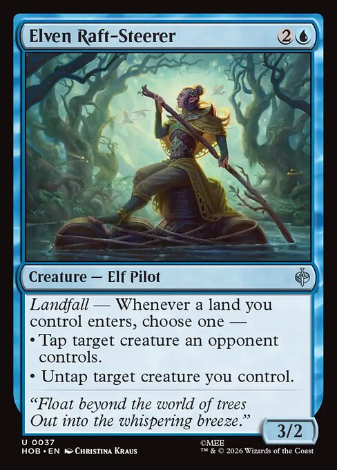 HOB: Elven Raft-Steerer (Foil)