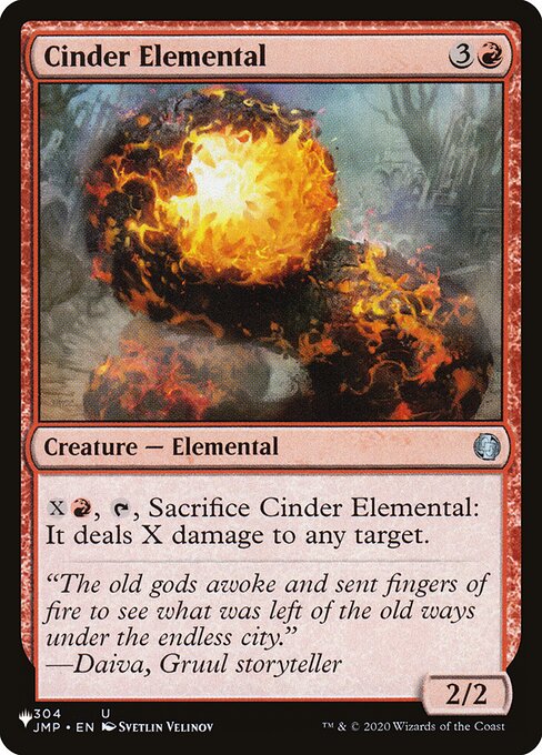 PLST: Cinder Elemental