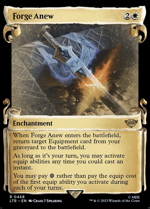 LTR: Forge Anew (Showcase Scrolls) (Foil)
