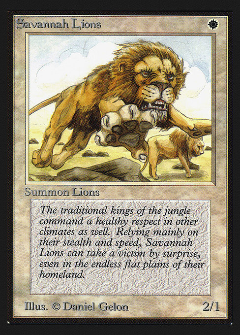 CED: Savannah Lions (CE)
