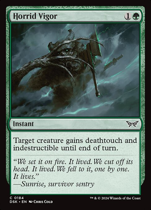 DSK: Horrid Vigor (Foil)