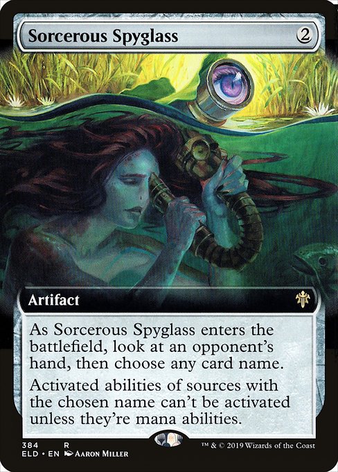 ELD: Sorcerous Spyglass (Extended Art) (Foil)