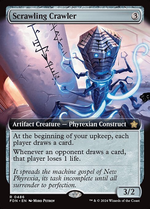 FDN: Scrawling Crawler (Extended Art) (Foil)