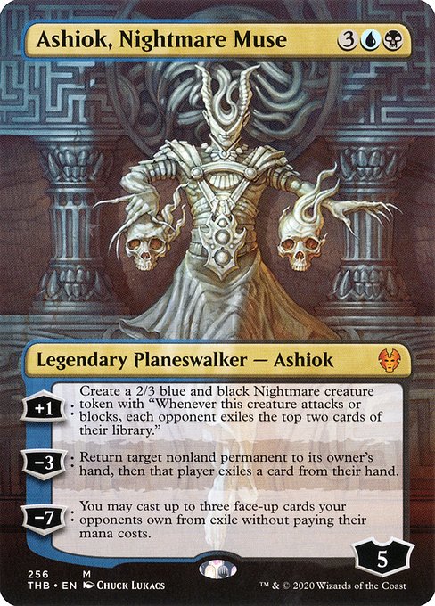 THB: Ashiok, Nightmare Muse (Borderless) (Foil)
