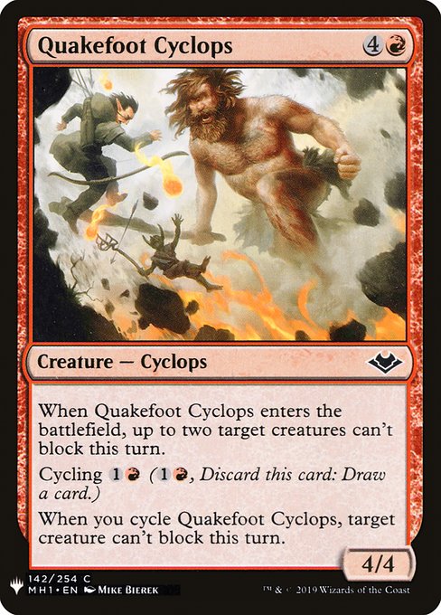 PLST: Quakefoot Cyclops