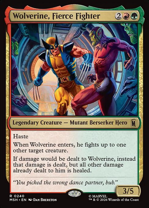 MSH: Wolverine, Fierce Fighter