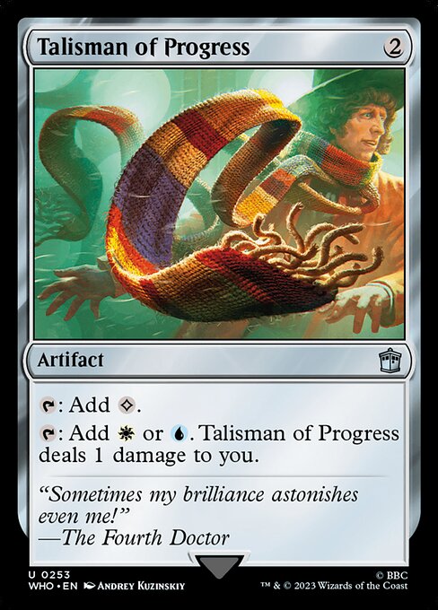 WHO: Talisman of Progress (Foil)