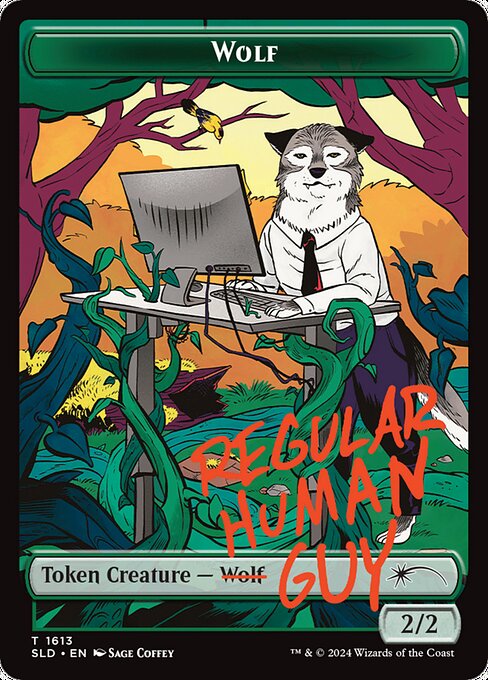 SLD: Wolf Token (Foil)