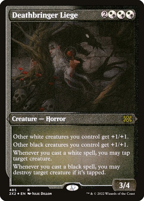 2X2: Deathbringer Liege (Foil Etched)