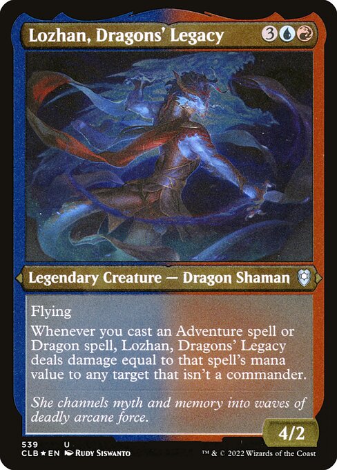 CLB: Lozhan, Dragons' Legacy (Foil Etched)