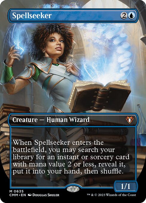 CMM: Spellseeker (Borderless) (Foil)