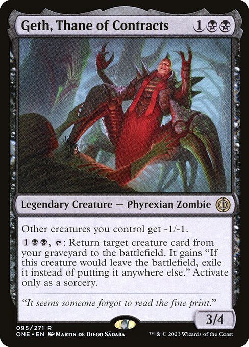 ONE: Geth, Thane of Contracts (Foil)