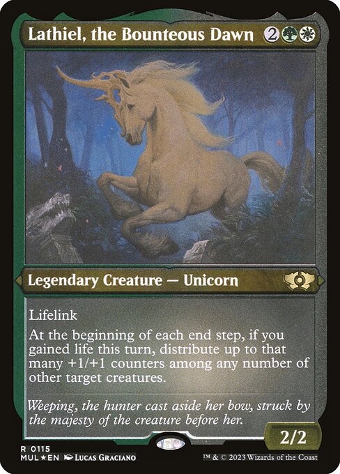 MUL: Lathiel, the Bounteous Dawn (Foil Etched)