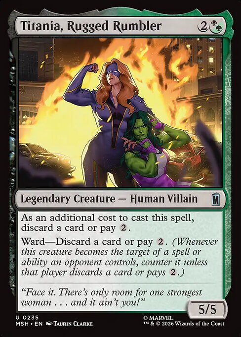 MSH: Titania, Rugged Rumbler (Foil)