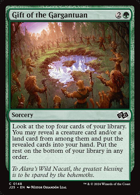 J25: Gift of the Gargantuan (Foil)