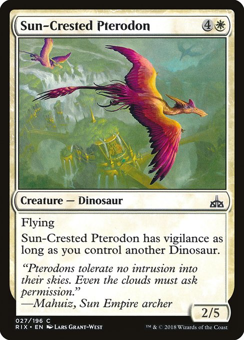 RIX: Sun-Crested Pterodon