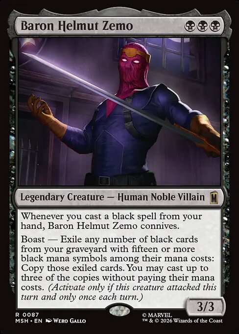 MSH: Baron Helmut Zemo
