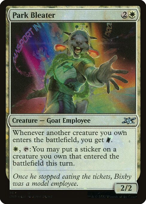 UNF: Park Bleater (Galaxy Foil)